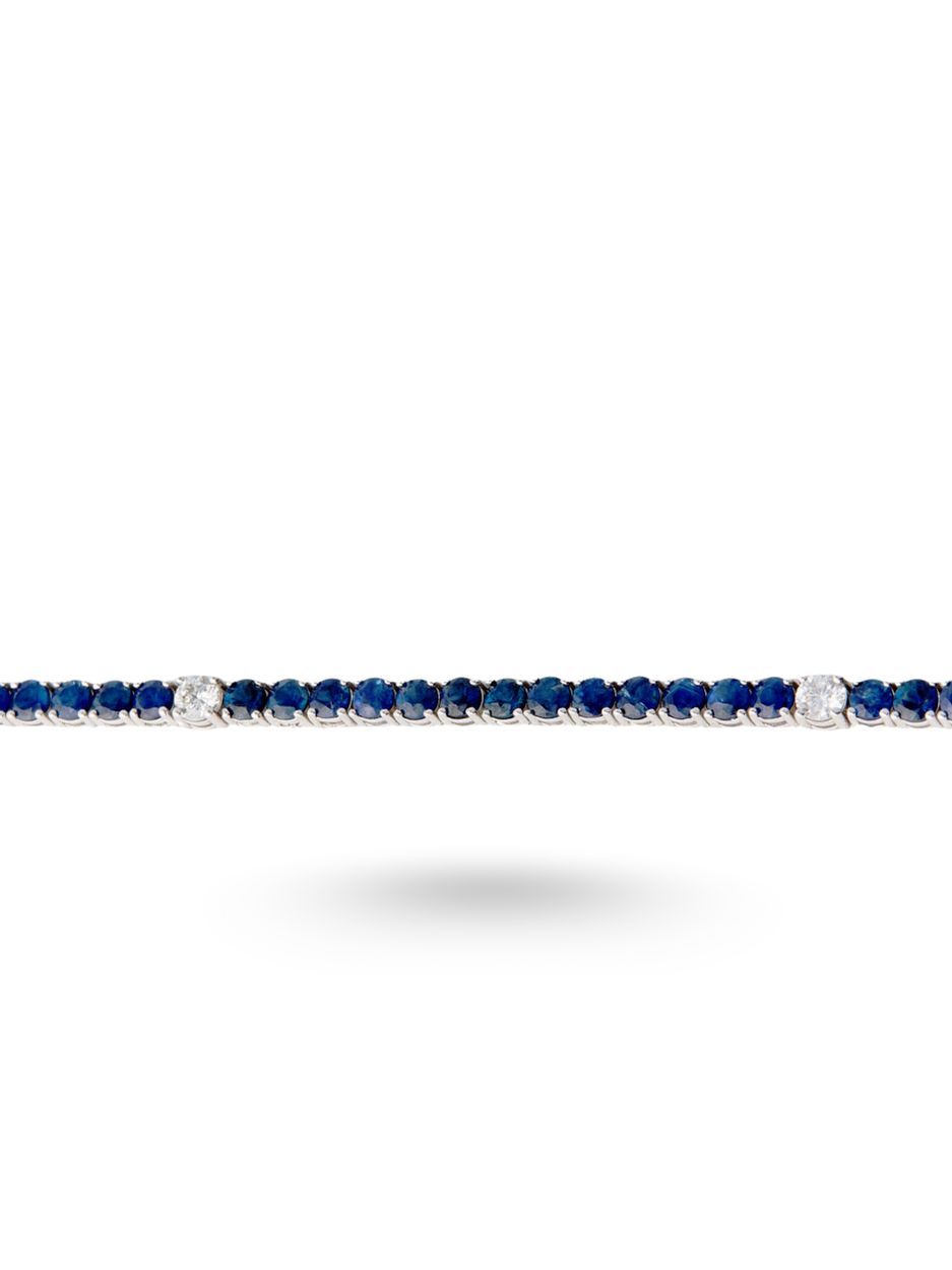 7.97 Ct. Marcellis Safir Suyolu Bileklik