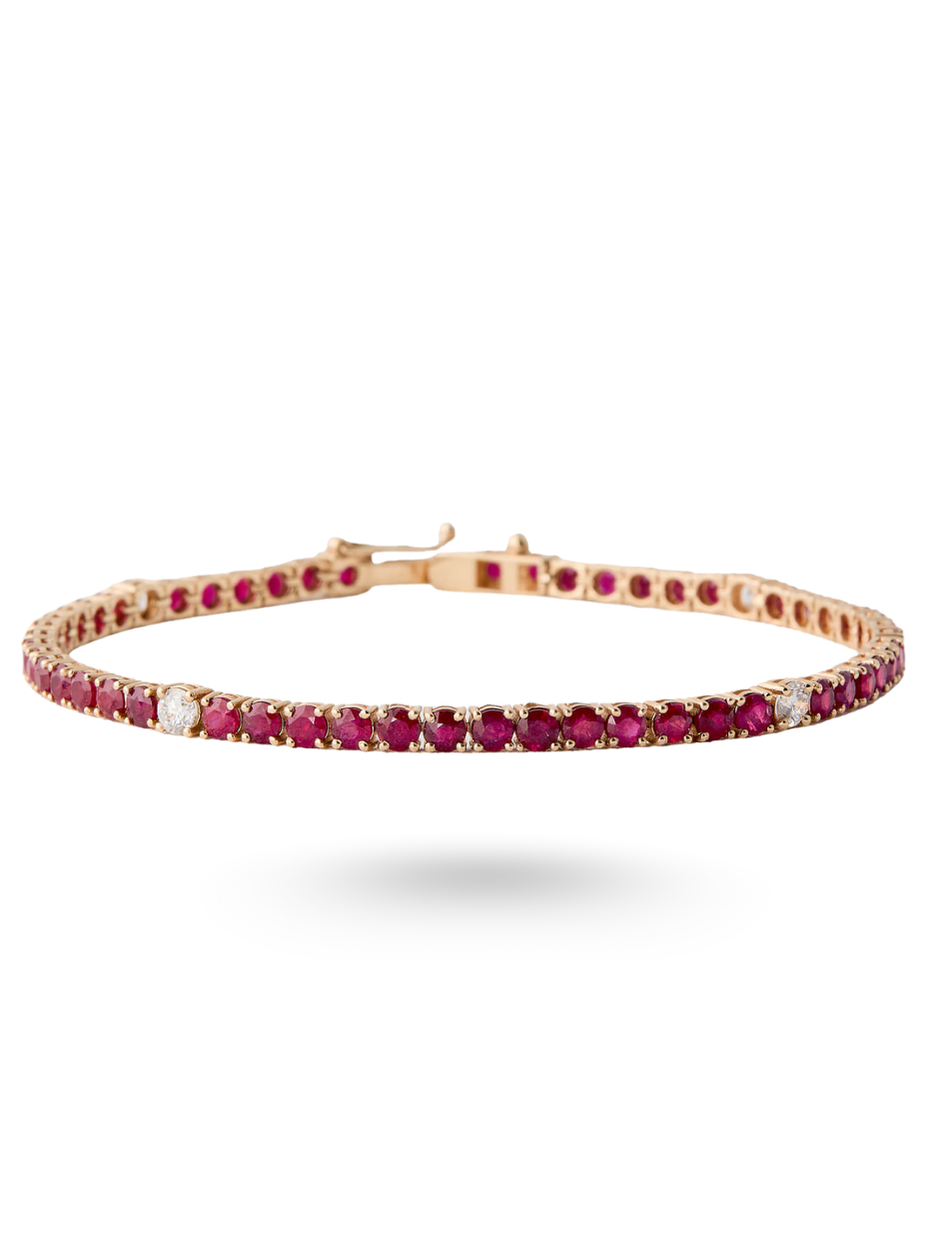 7.54 Karat Marcellis Yakut Suyolu Bileklik