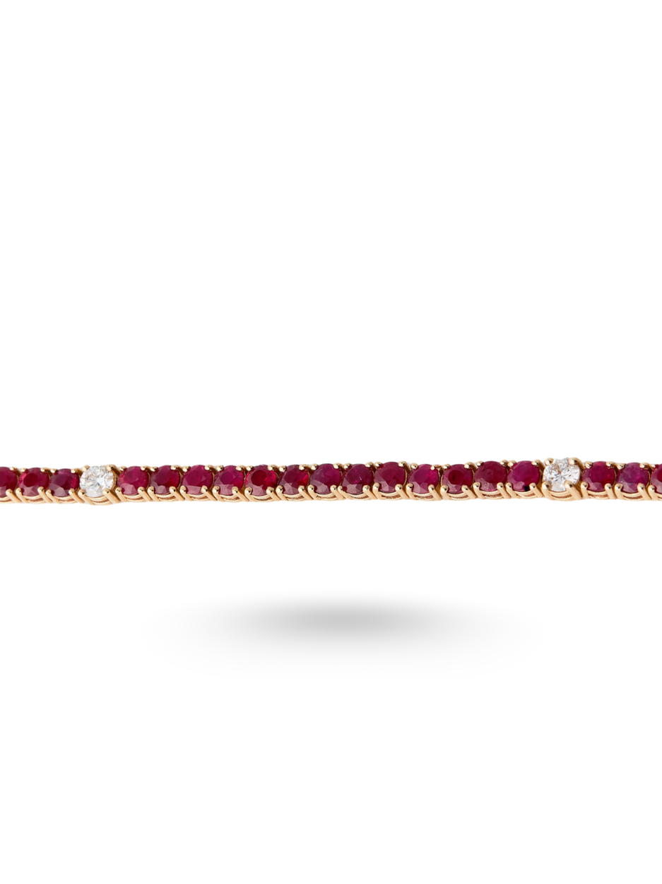 7.54 Karat Marcellis Yakut Suyolu Bileklik