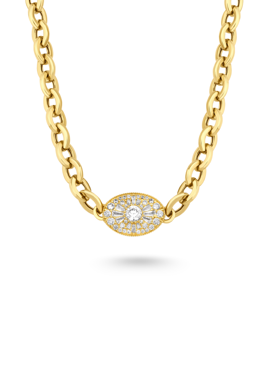 19.11 Gr. Ovalis Altın Kolye