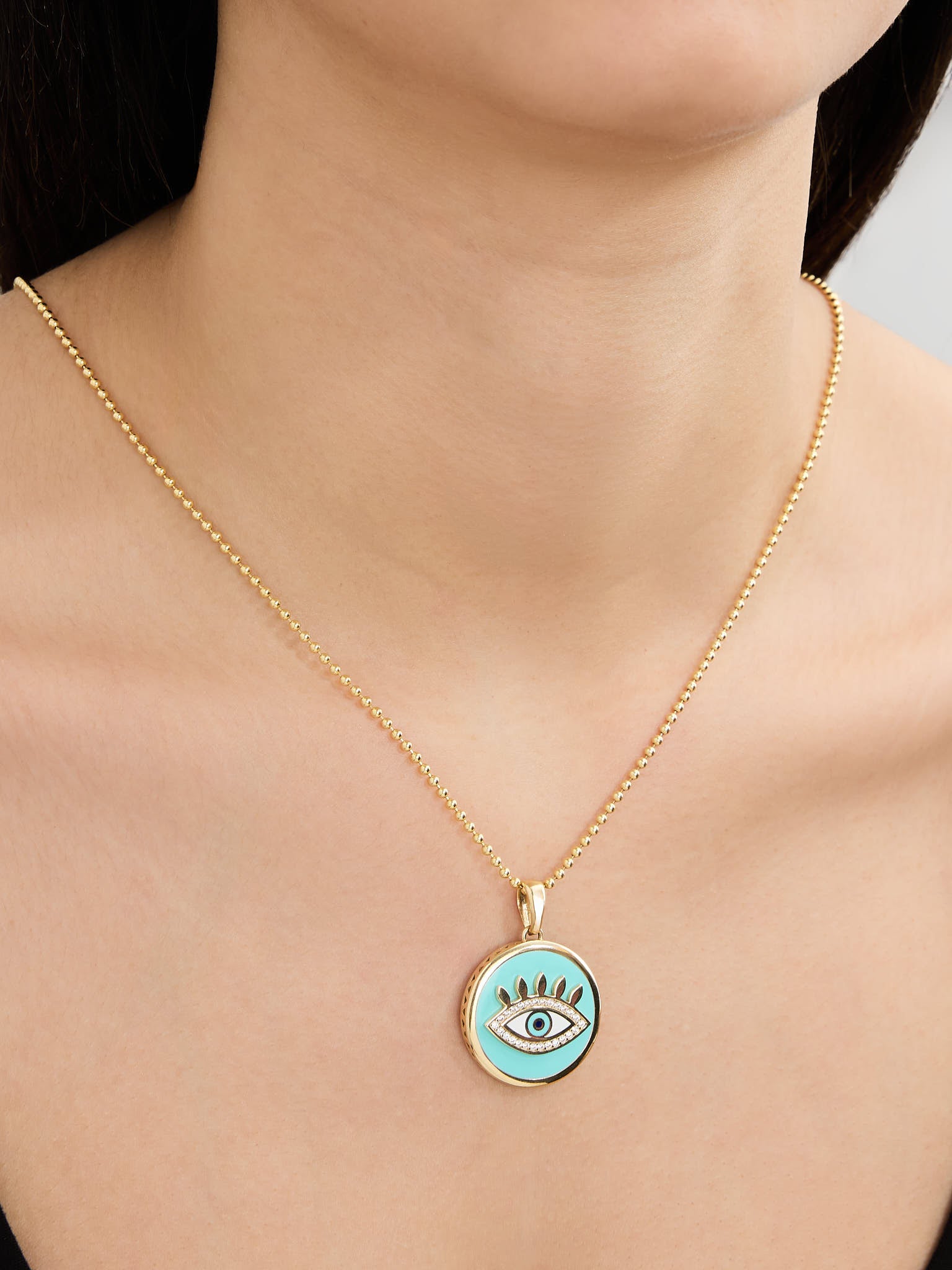 8.11 Gr. Nefertari Eye Altın Charm