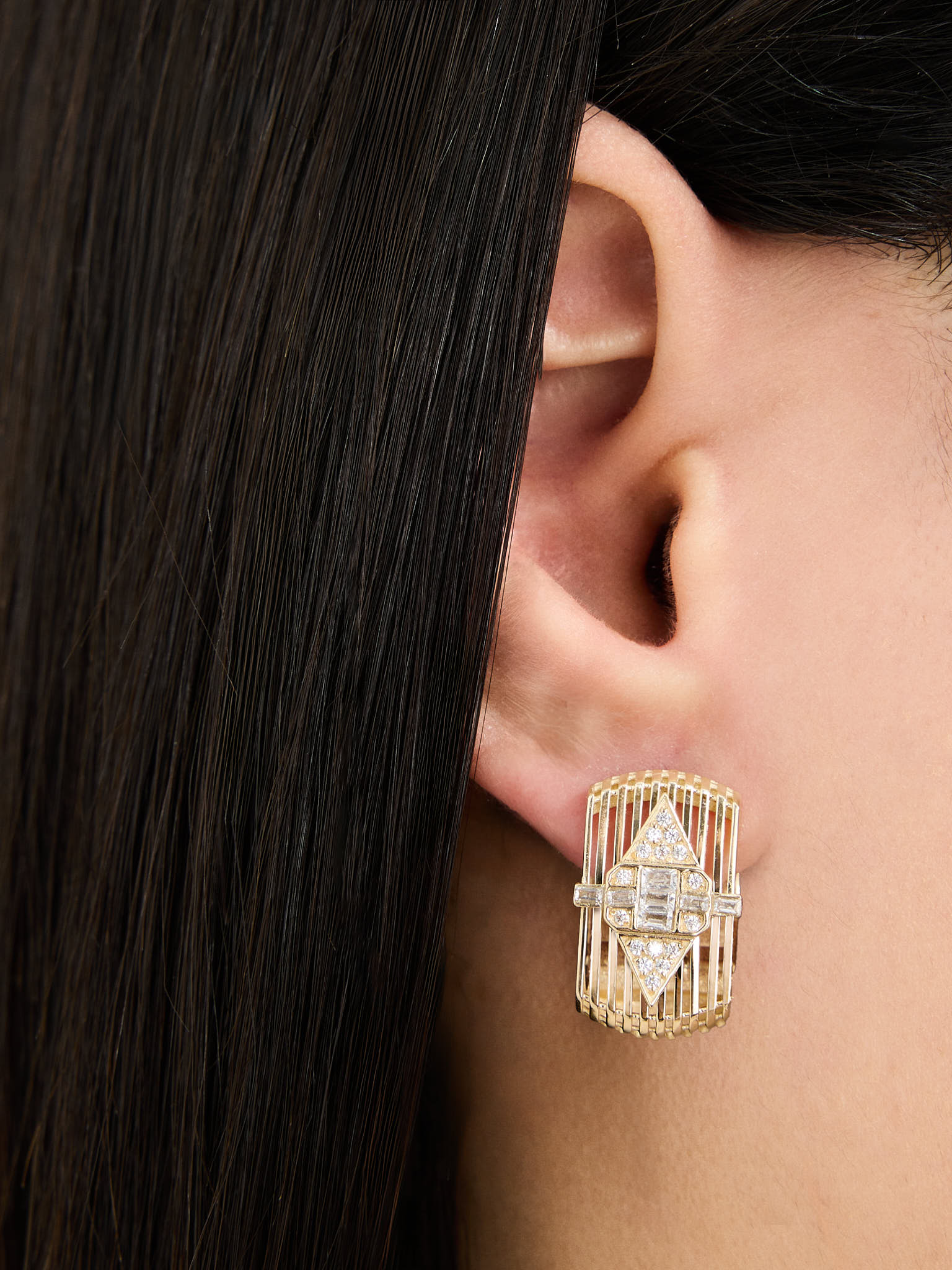 9.66 Gr. Denira Altın Hoop Küpe