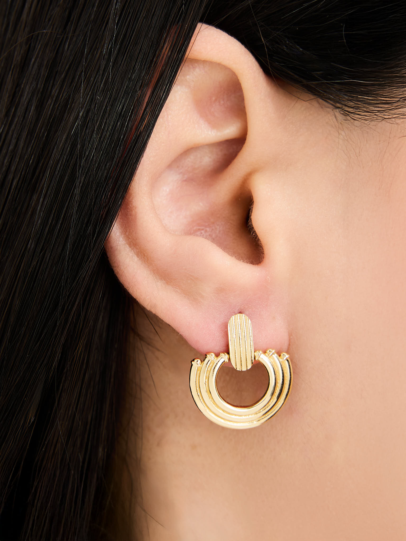 4.38 Gr. Hikari Sun Altın Teardown Küpe