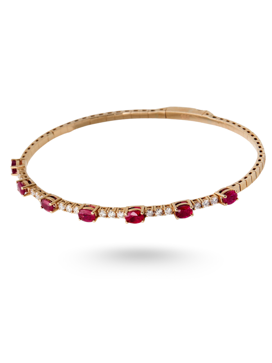 1.13 Karat Lunareth Ruby Pırlanta Kelepçe