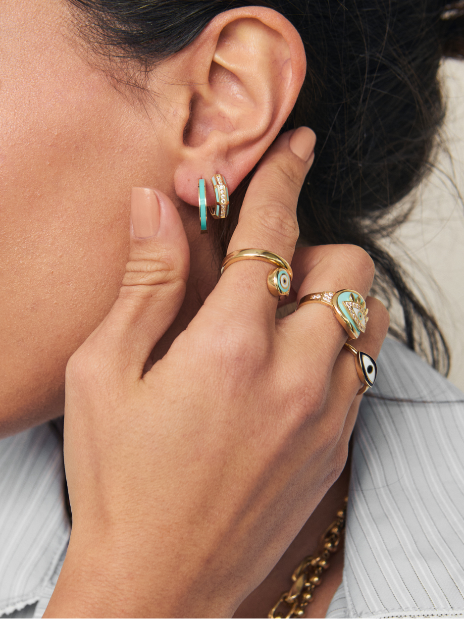 5.16 Gr. Nefertari Eye Altın Yüzük