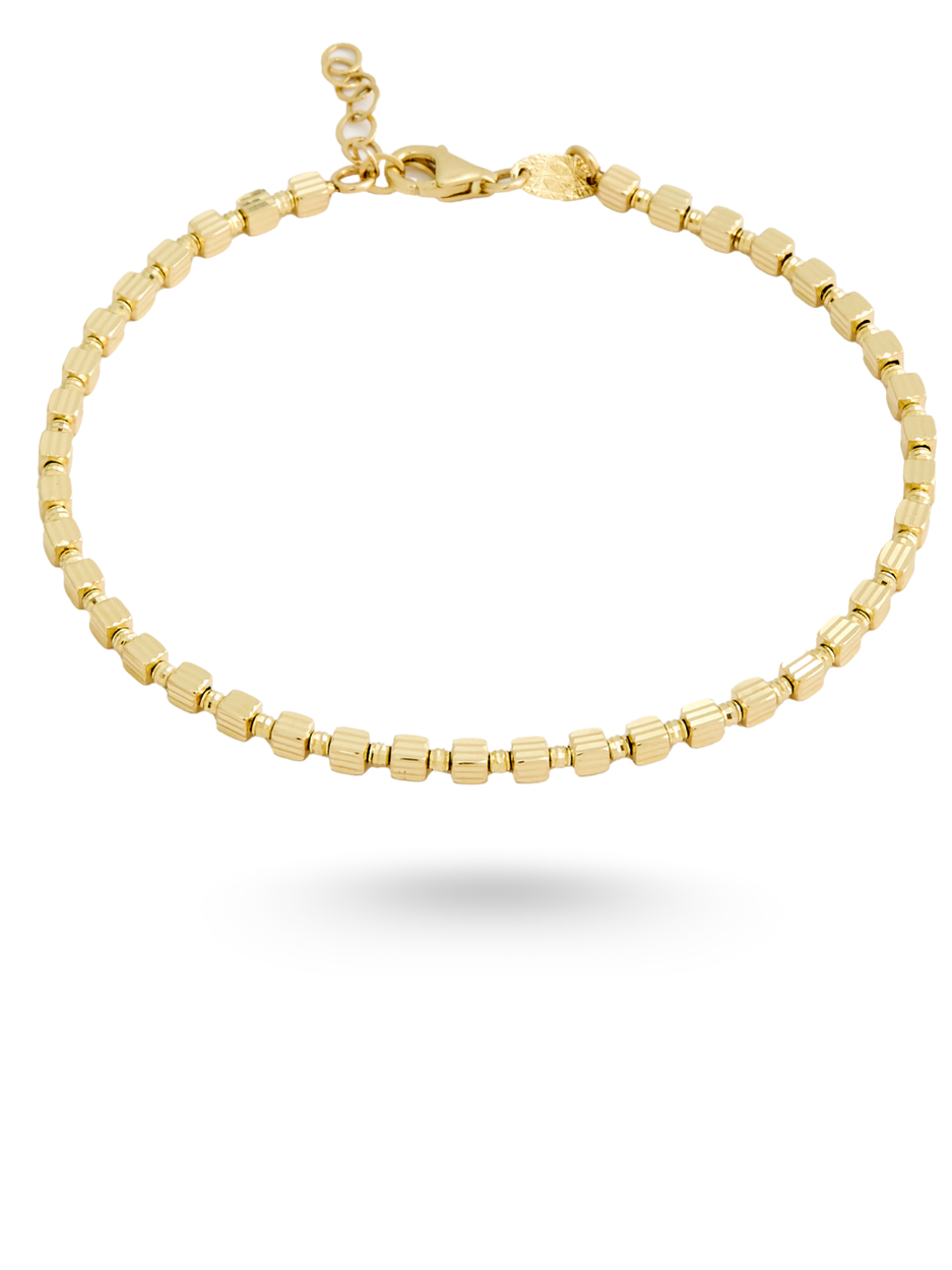 4.10 Gr. Cube Line Altın Bileklik