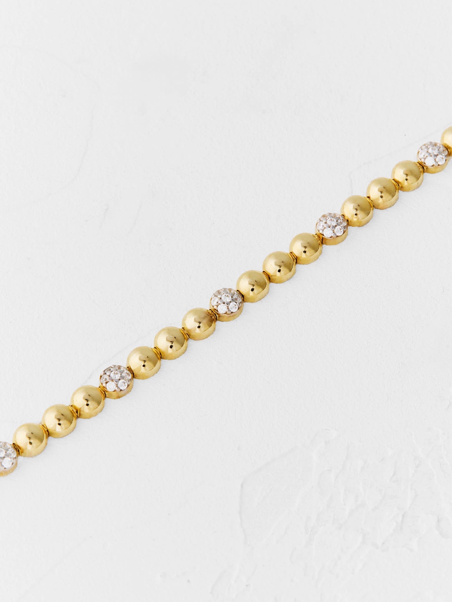 5.73 Gr. Cerys Half Marble Altın Bileklik