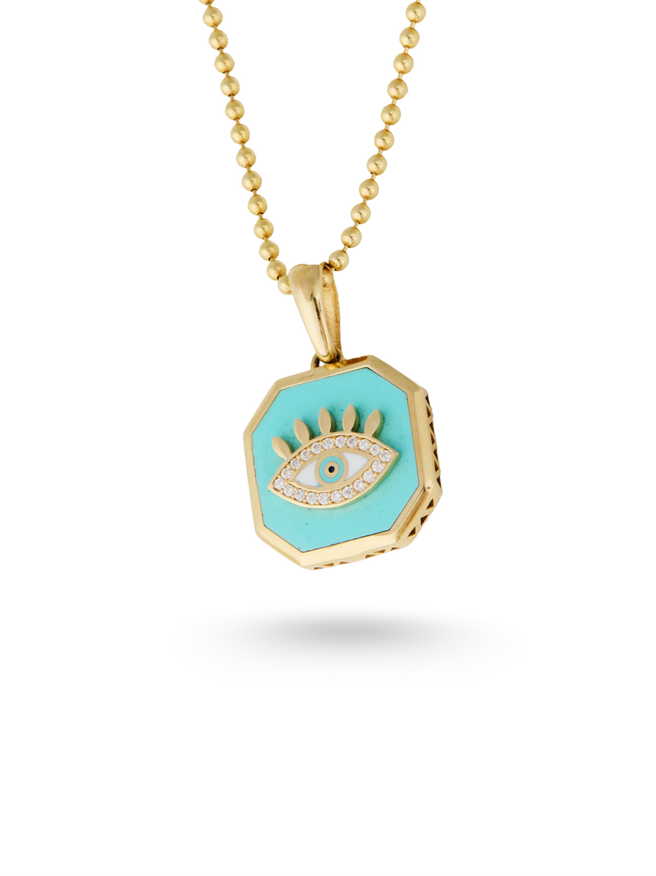 5.11 Gr. Nefertari Eye Altın Charm