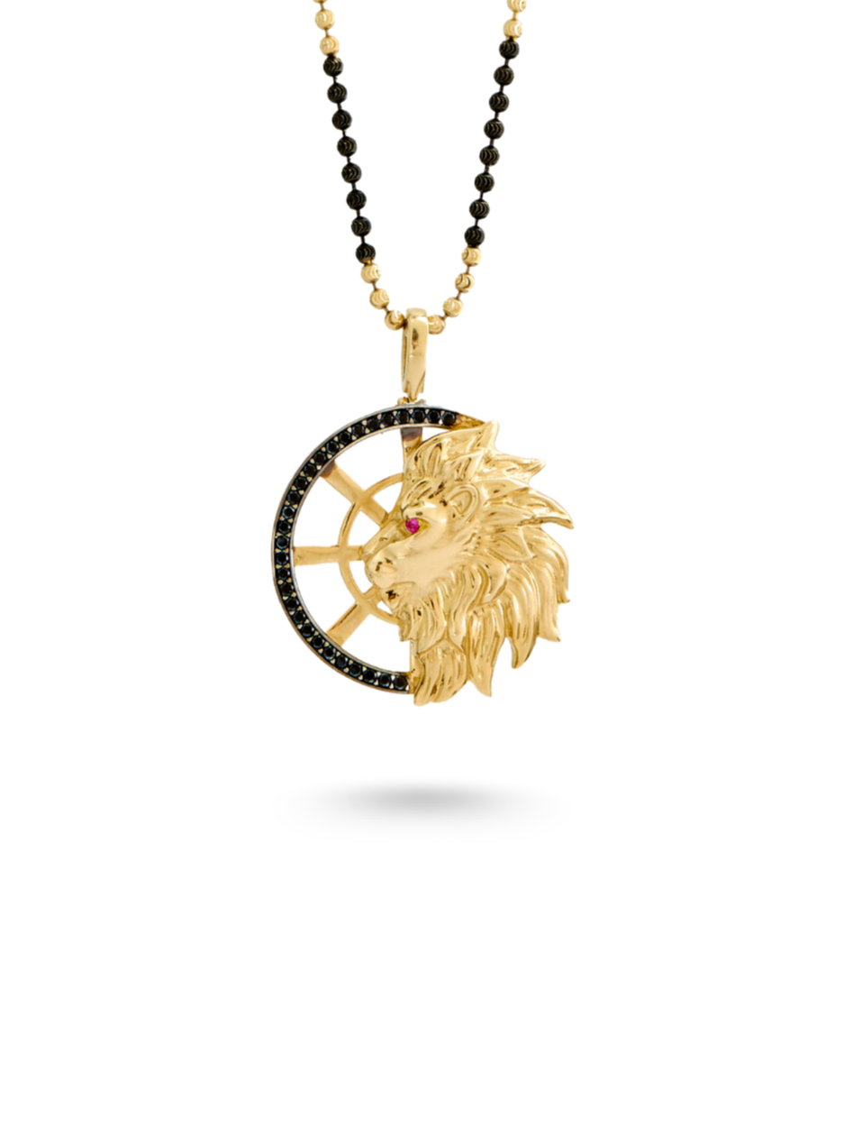 7.37 Gr. Lion Witch Altın Charm
