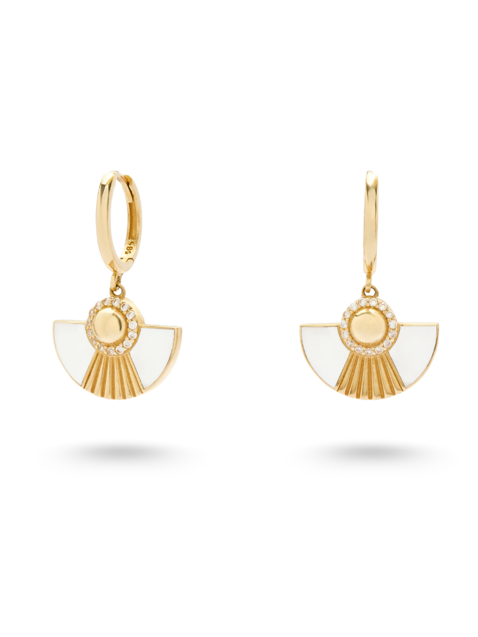 4.43 Gr. Borna Altın Drop Küpe