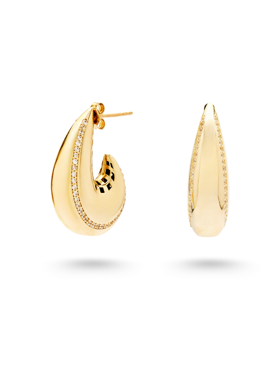 6.63 Gr. Csilla Altın Huggie Küpe