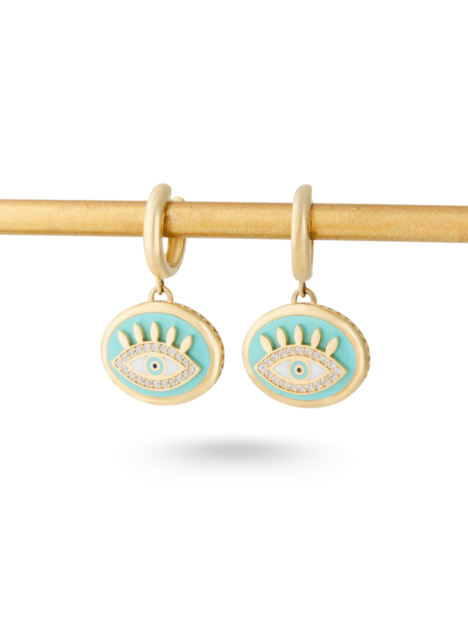 7.64 Gr. Nefertari Altın Drop Küpe