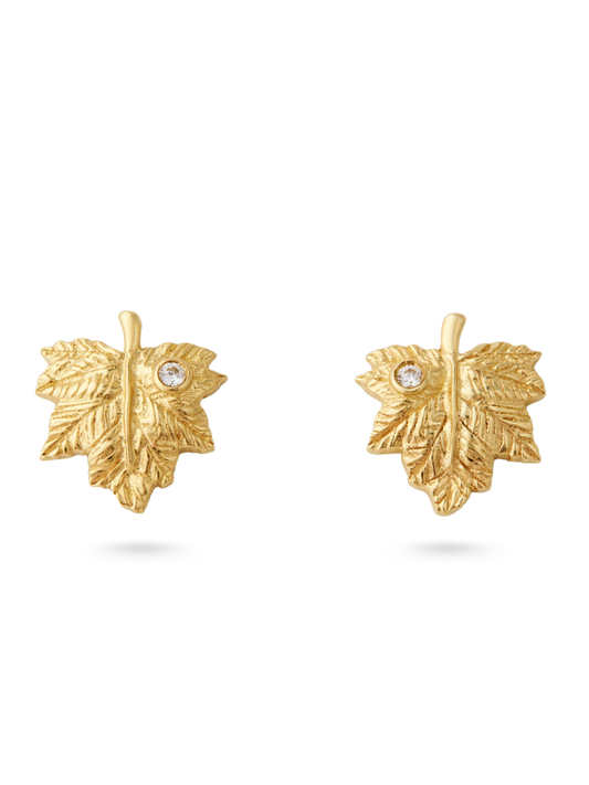 Asma Yaprağı Studs
