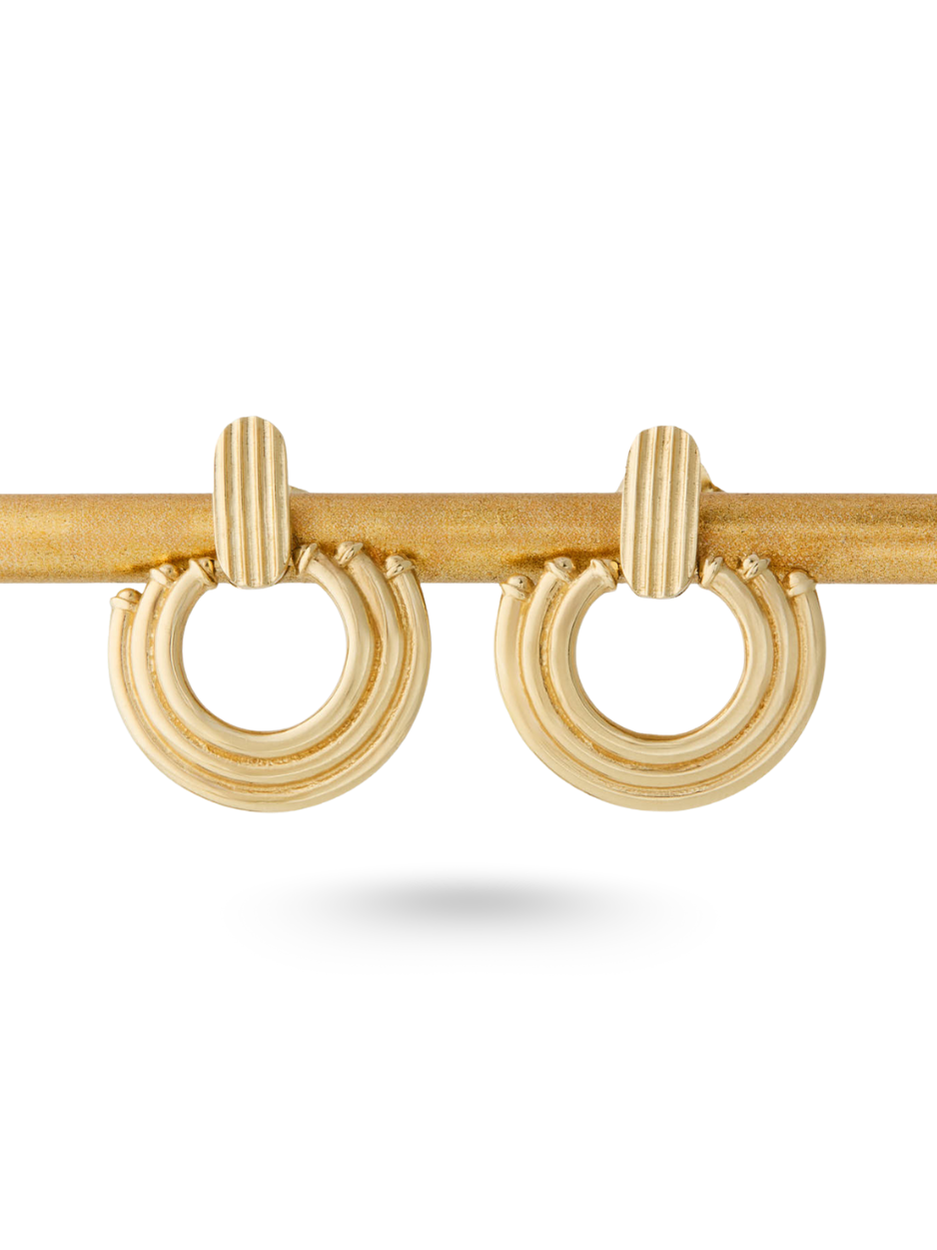 4.38 Gr. Hikari Sun Altın Teardown Küpe