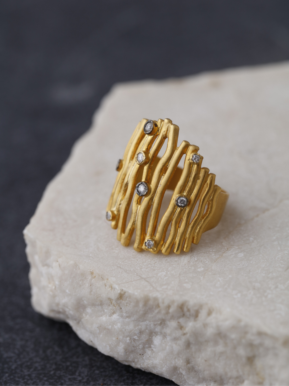 8.55 gr. Javelin Altın Yüzük