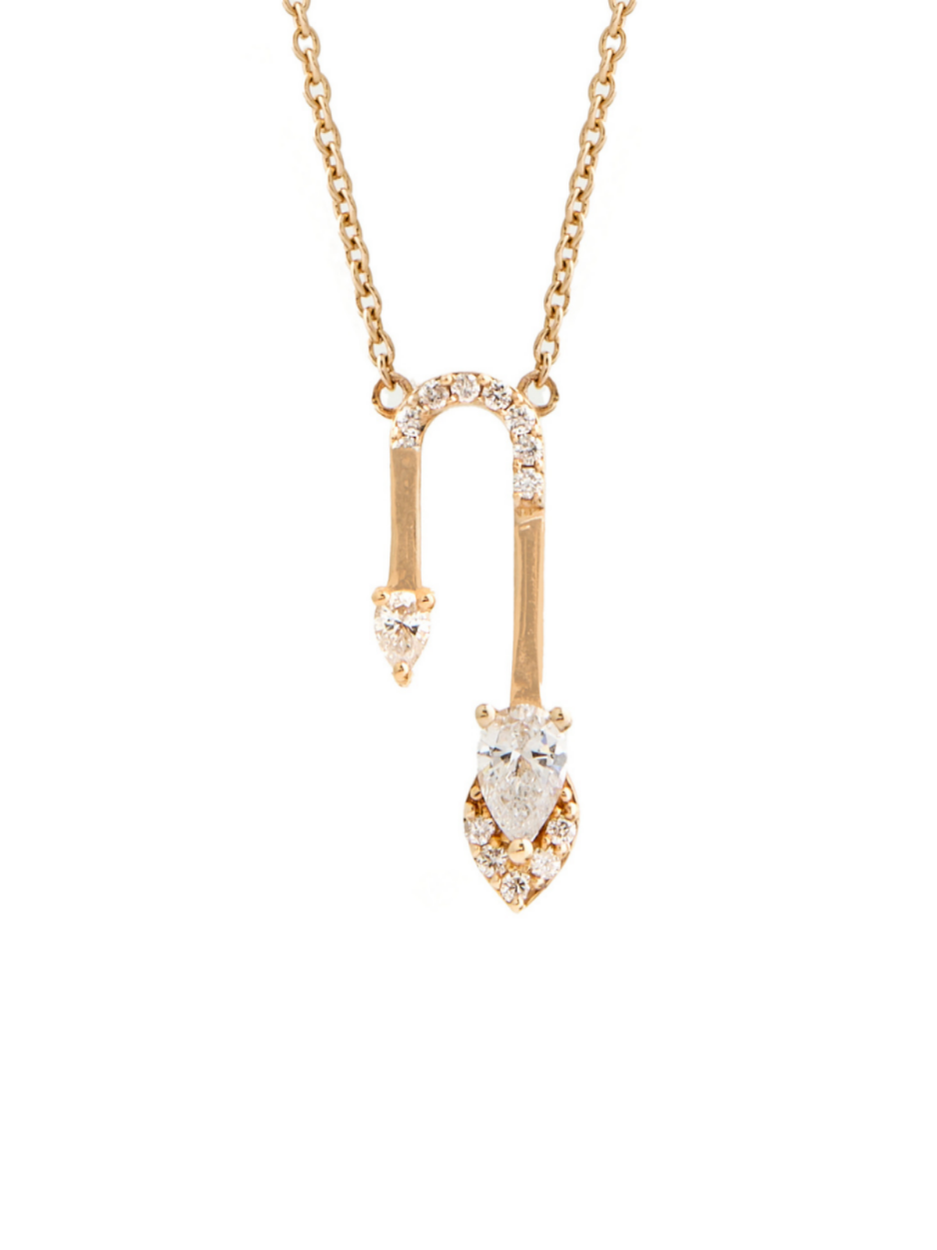 0.30 Karat Fall's Pırlanta Kolye