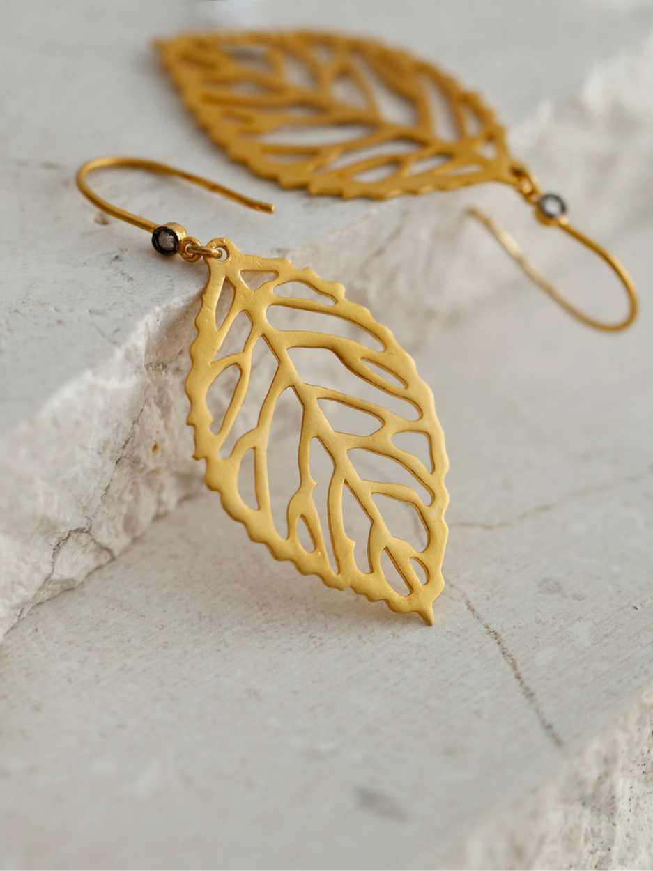 4.98 Gr. Winter Altın Drop Küpe