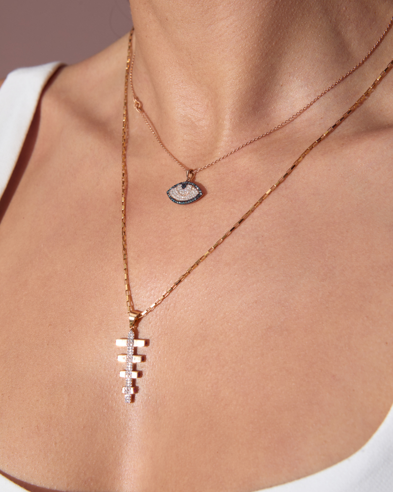 0.36 Karat Sky's Eye Pırlanta Kolye