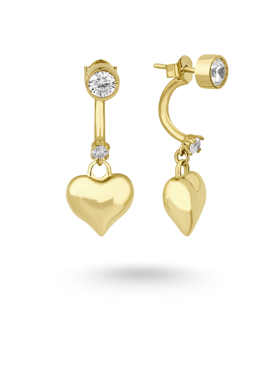 5.81 Gr. Amora Altın Drop Küpe