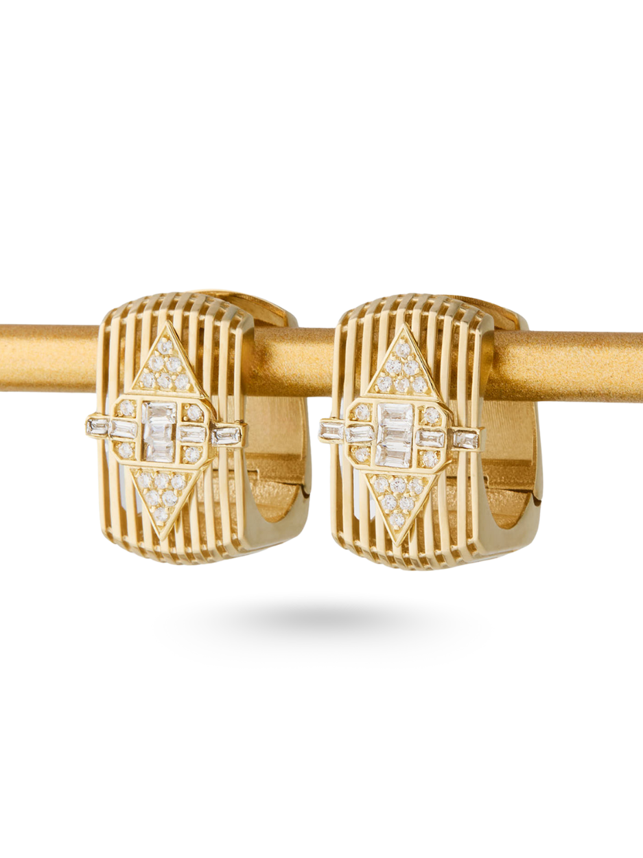 9.66 Gr. Denira Altın Hoop Küpe