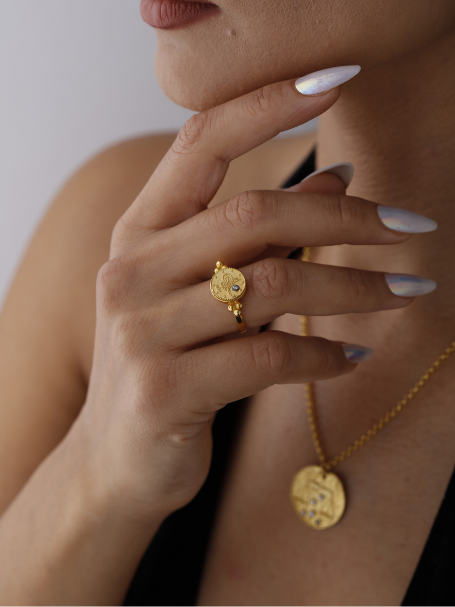 4.54 gr. Nisan Altın Yüzük