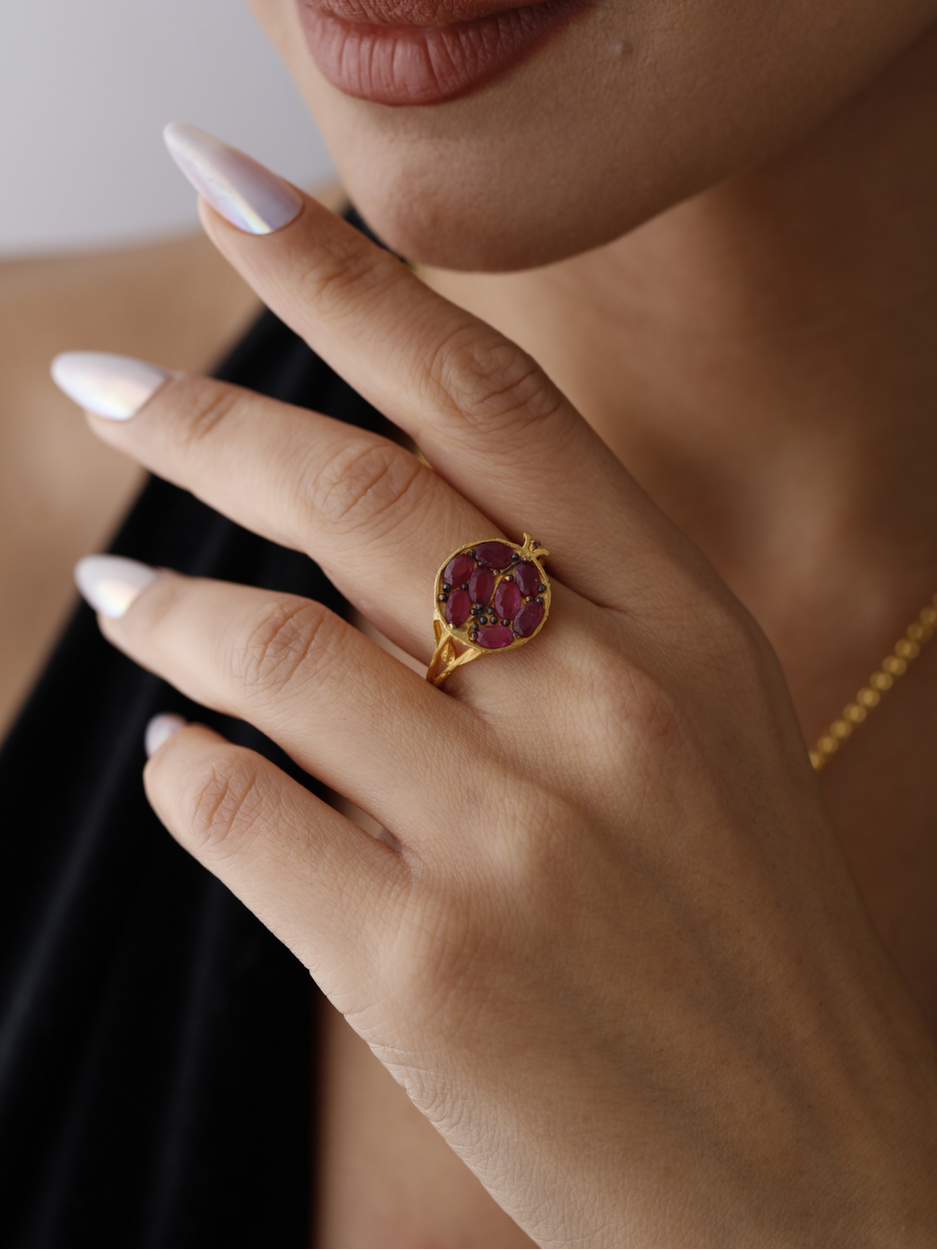 6.71 Gr. Ruby Land Altın Yüzük