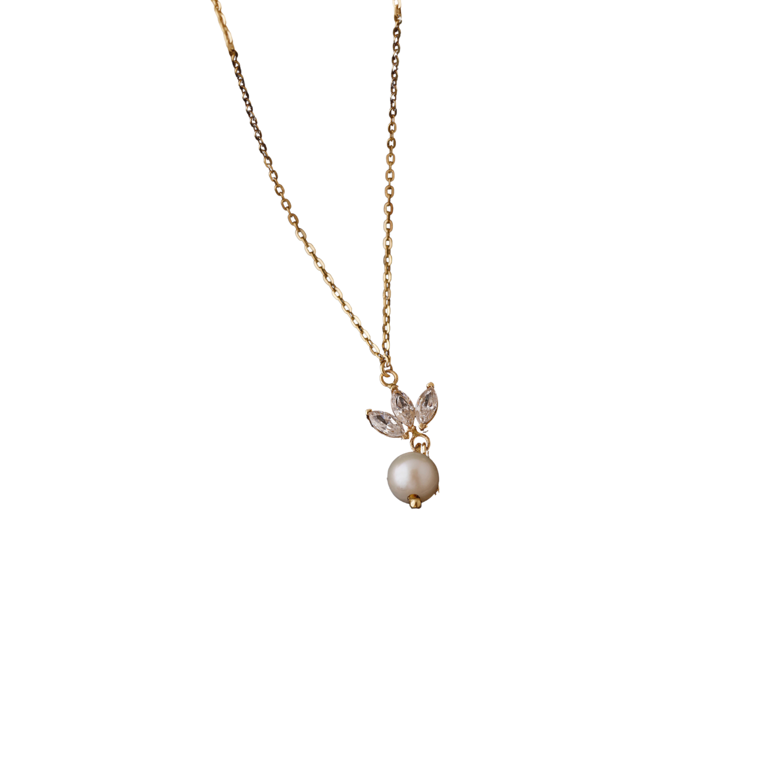 3.14 Gr. Bride Altın İnci Kolye