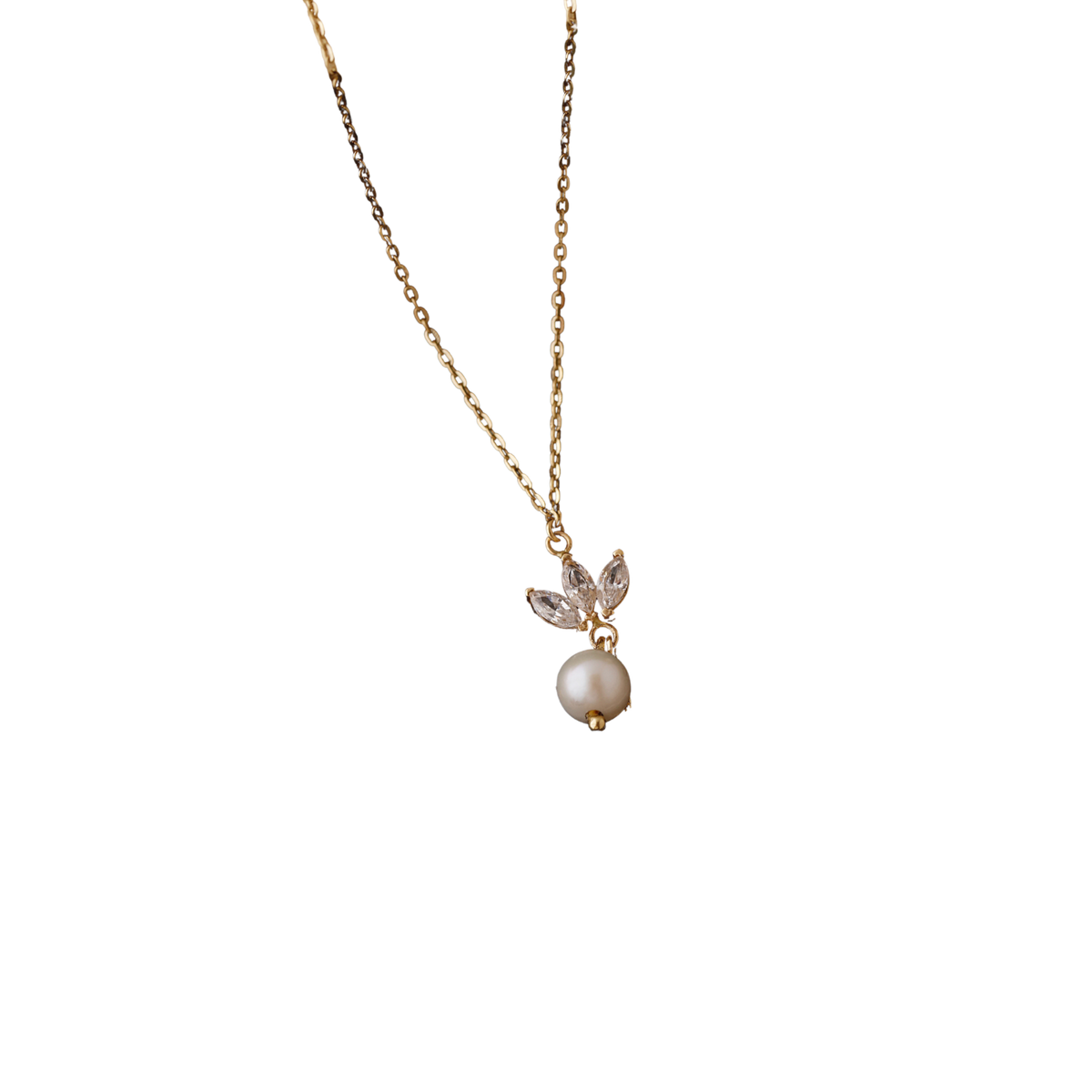 3.14 Gr. Bride Altın İnci Kolye