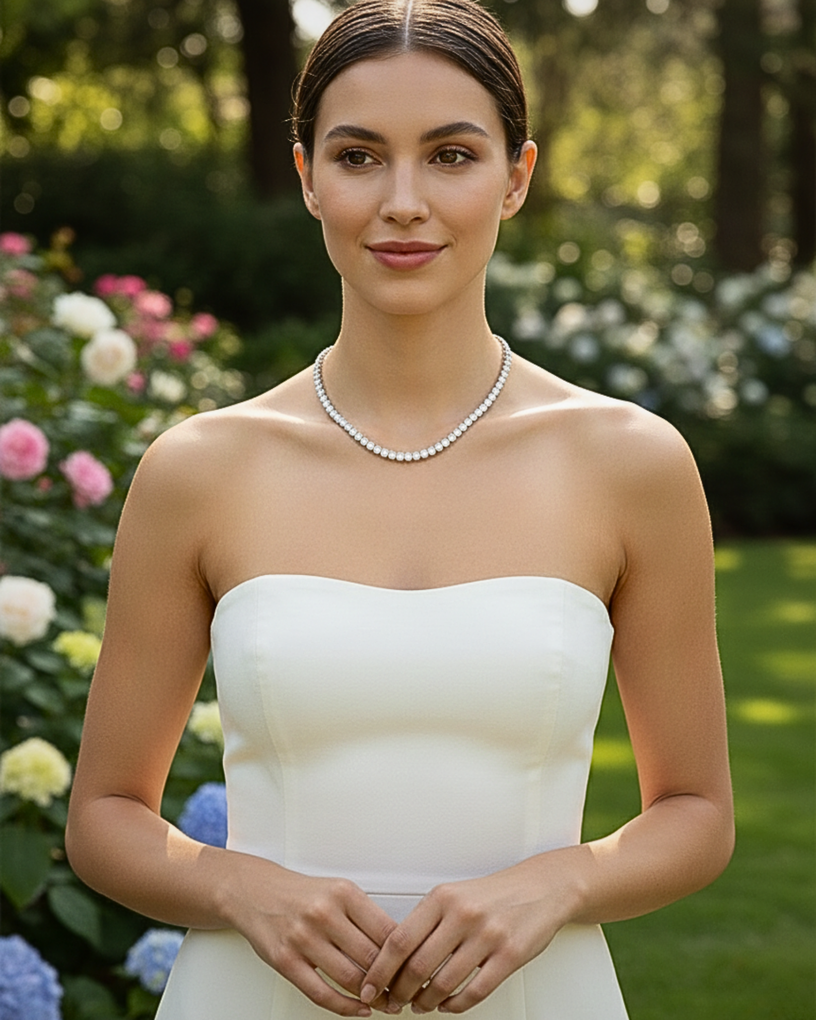 8.47 Karat Monarch Tennis Pırlanta Suyolu Gerdanlık