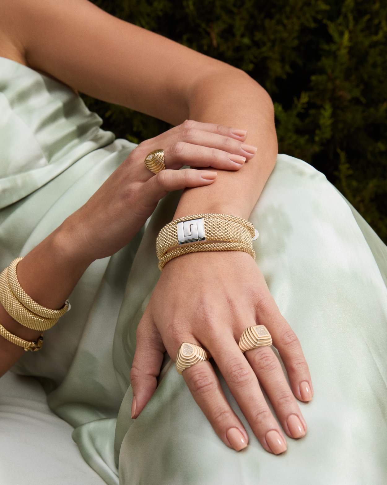 32.26 Gr. Aylen Altın Hasir Bileklik