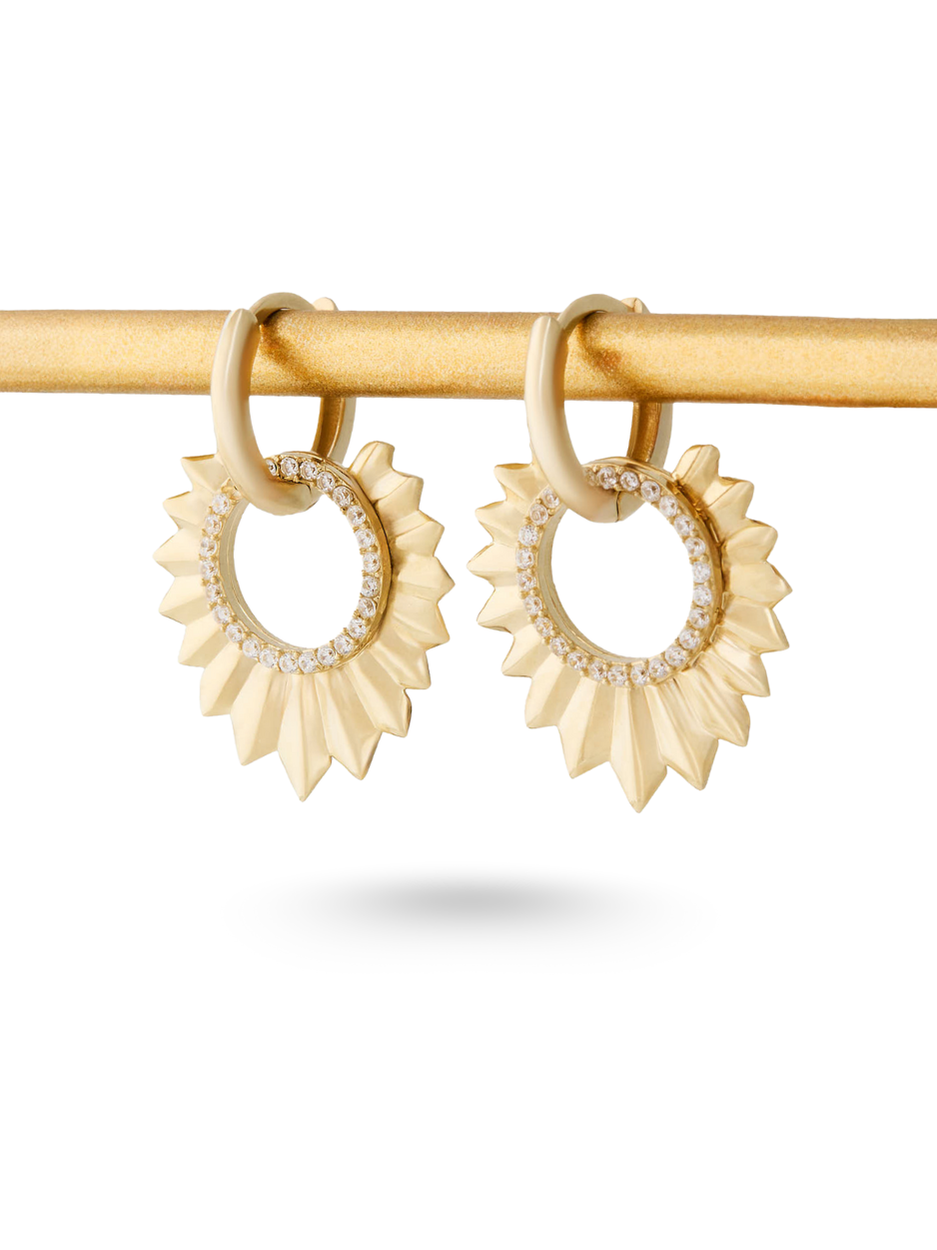 6.72 Gr. The Sun Altın Drop Küpe