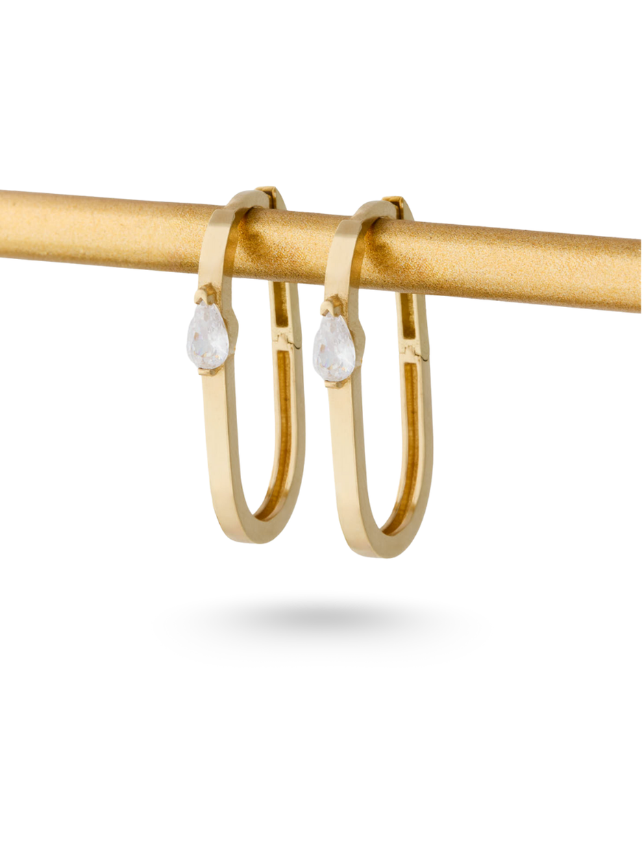 2.99 Gr. Vivie Altın Hoop Küpe