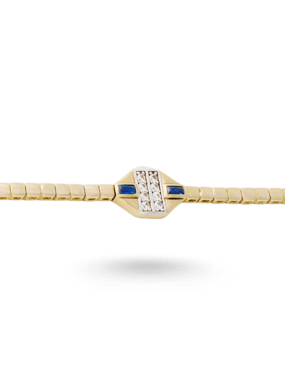 5.87 Gr. Trio Blu Altın Bileklik