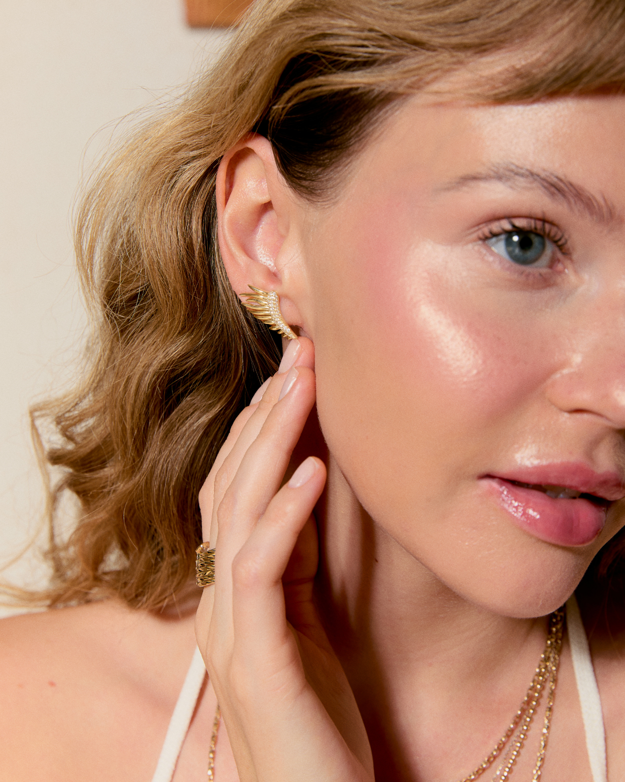 3.79 Gr. The Wings Altın Küpe