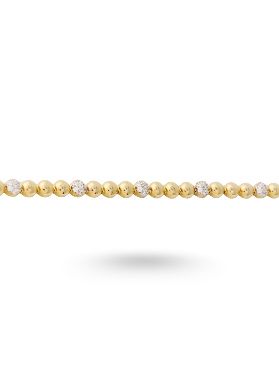 5.73 Gr. Cerys Half Marble Altın Bileklik