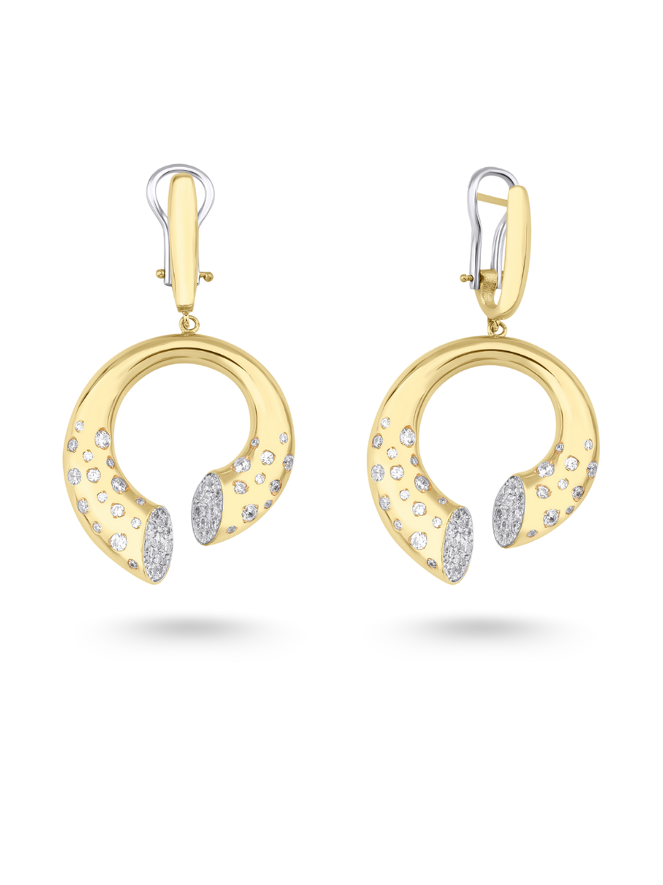 11.19 Gr. Aurane Altın Hoop Küpe