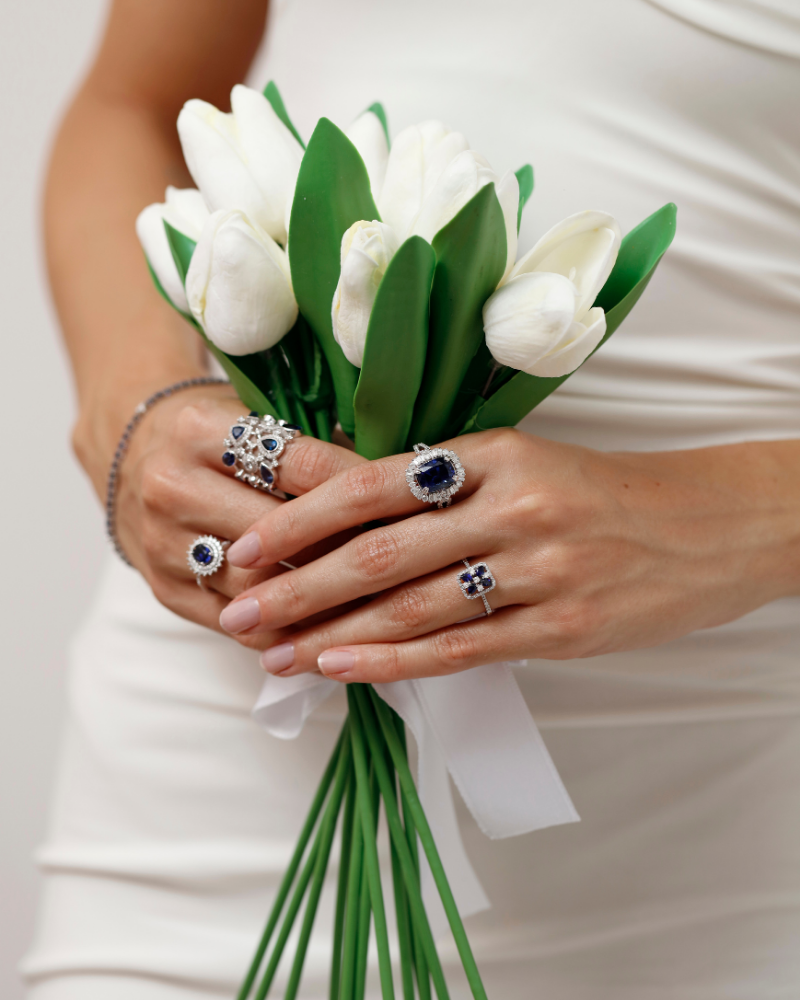 7.97 Ct. Marcellis Safir Suyolu Bileklik