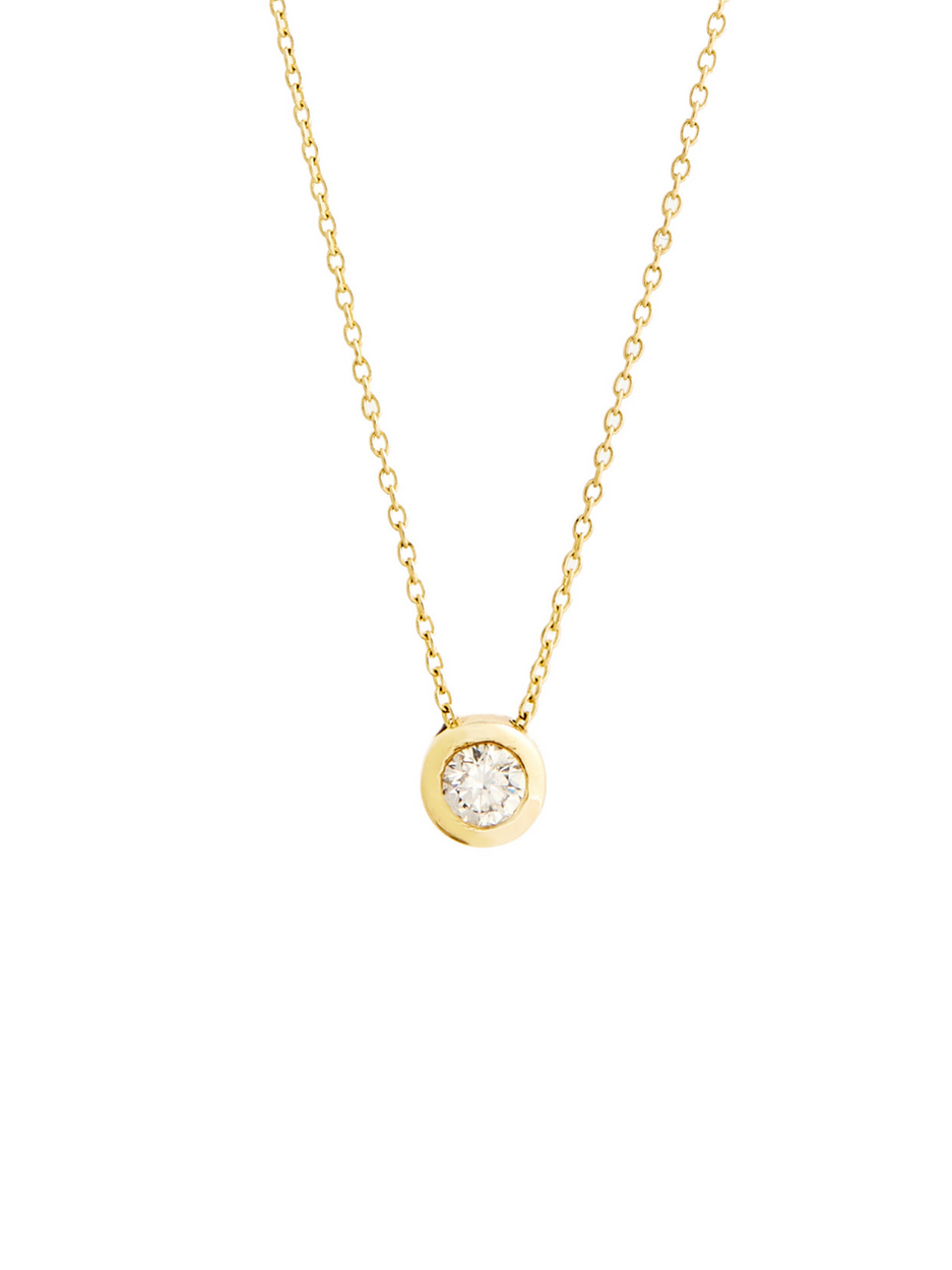 0.20 Karat Monorith Pırlanta Kolye