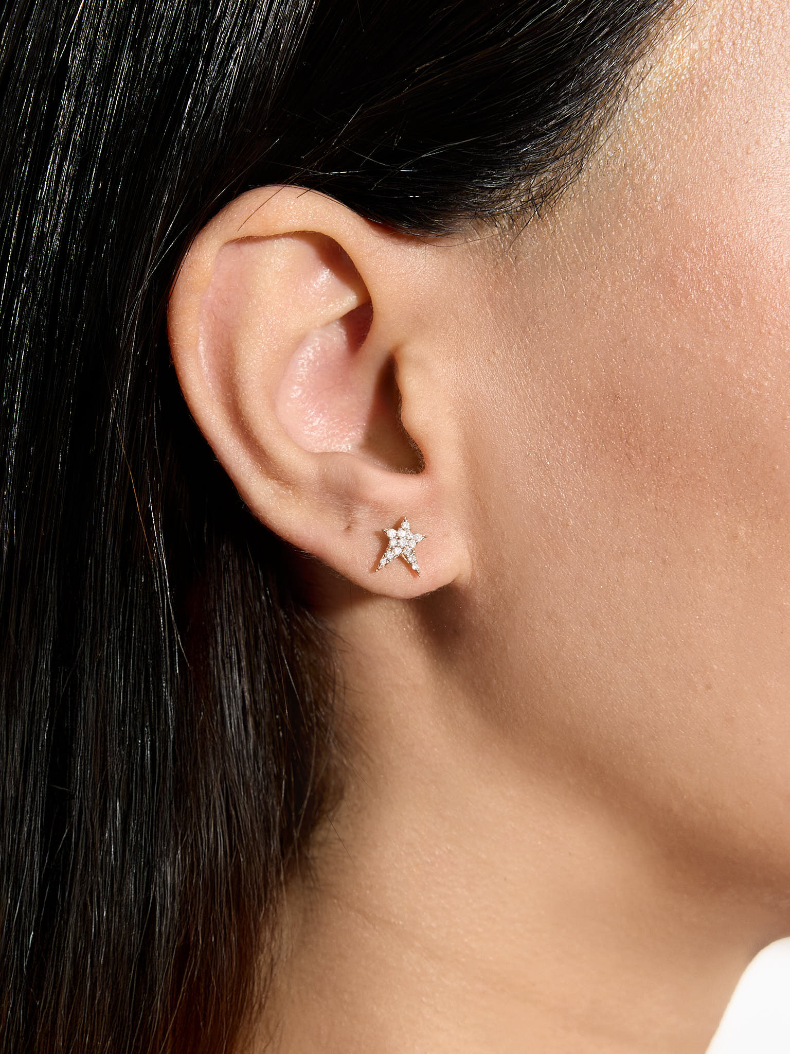 0.15 Karat Staz Diamond Pırlanta Stud Küpe