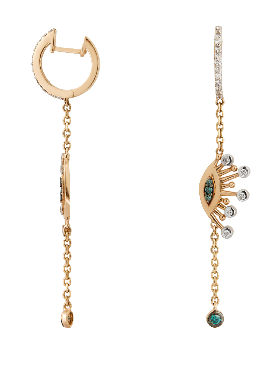 0.18 Karat Icarion Pırlanta Küpe