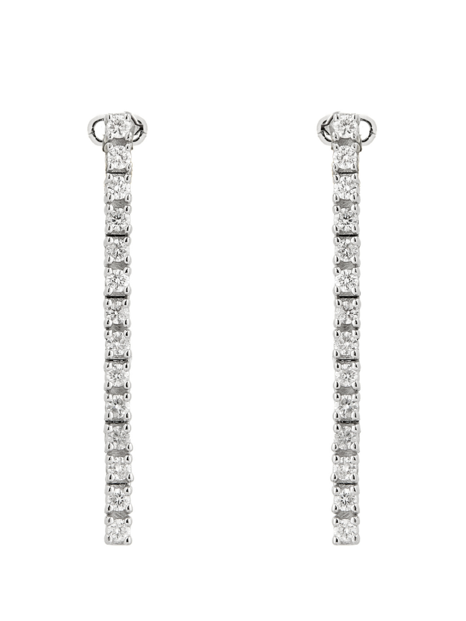 0.60 Karat Tennis Pırlanta Suyolu Küpe