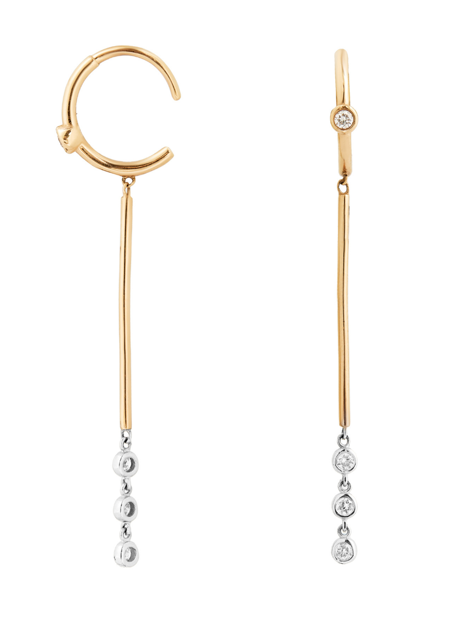 0.19 Karat Nebulon Pırlanta Küpe