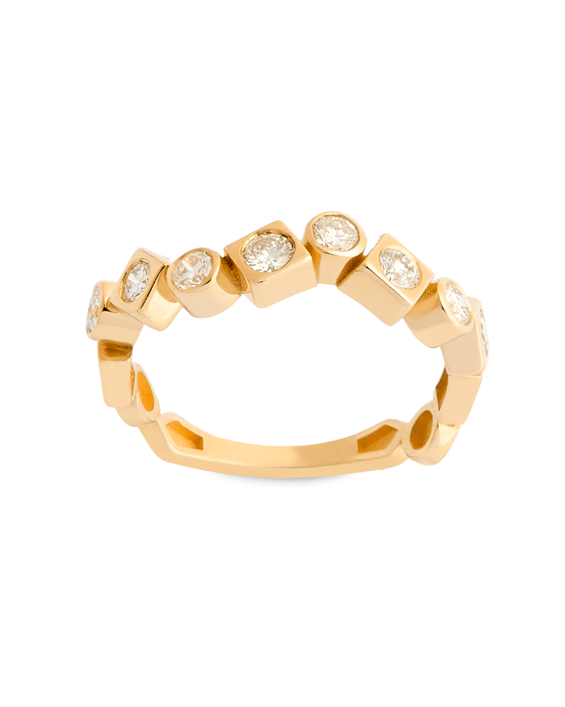 0.48 Karat Inregular Pırlanta Yüzük