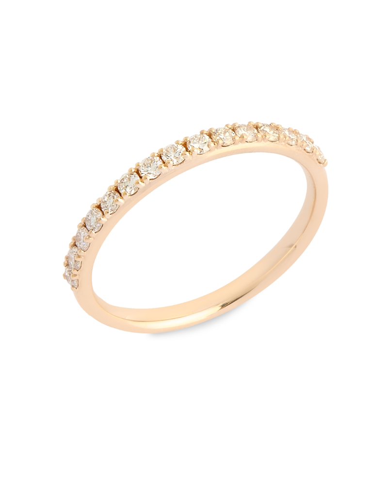 0.35 Karat Pathern Yarım Tur Pırlanta Yüzük