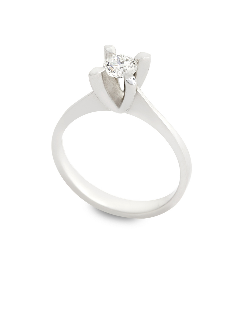 0.15 Karat Stylish Pırlanta Yuvarlak Yüzük