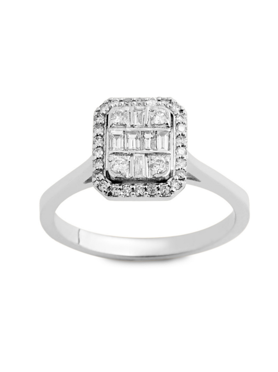 0.35 Karat Centauri Pırlanta Baget Yüzük