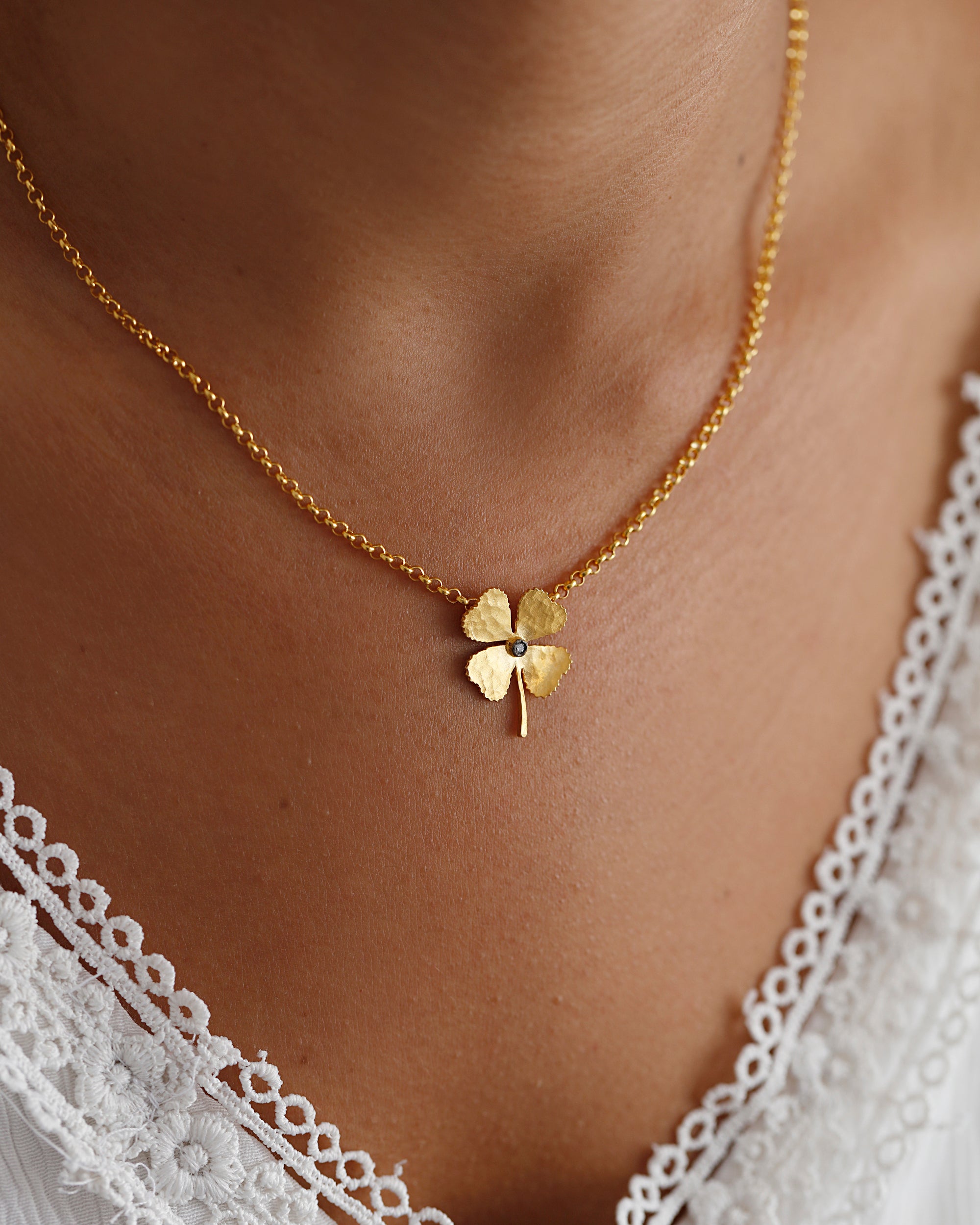 6.08 Gr. Trefoil Altın Kolye