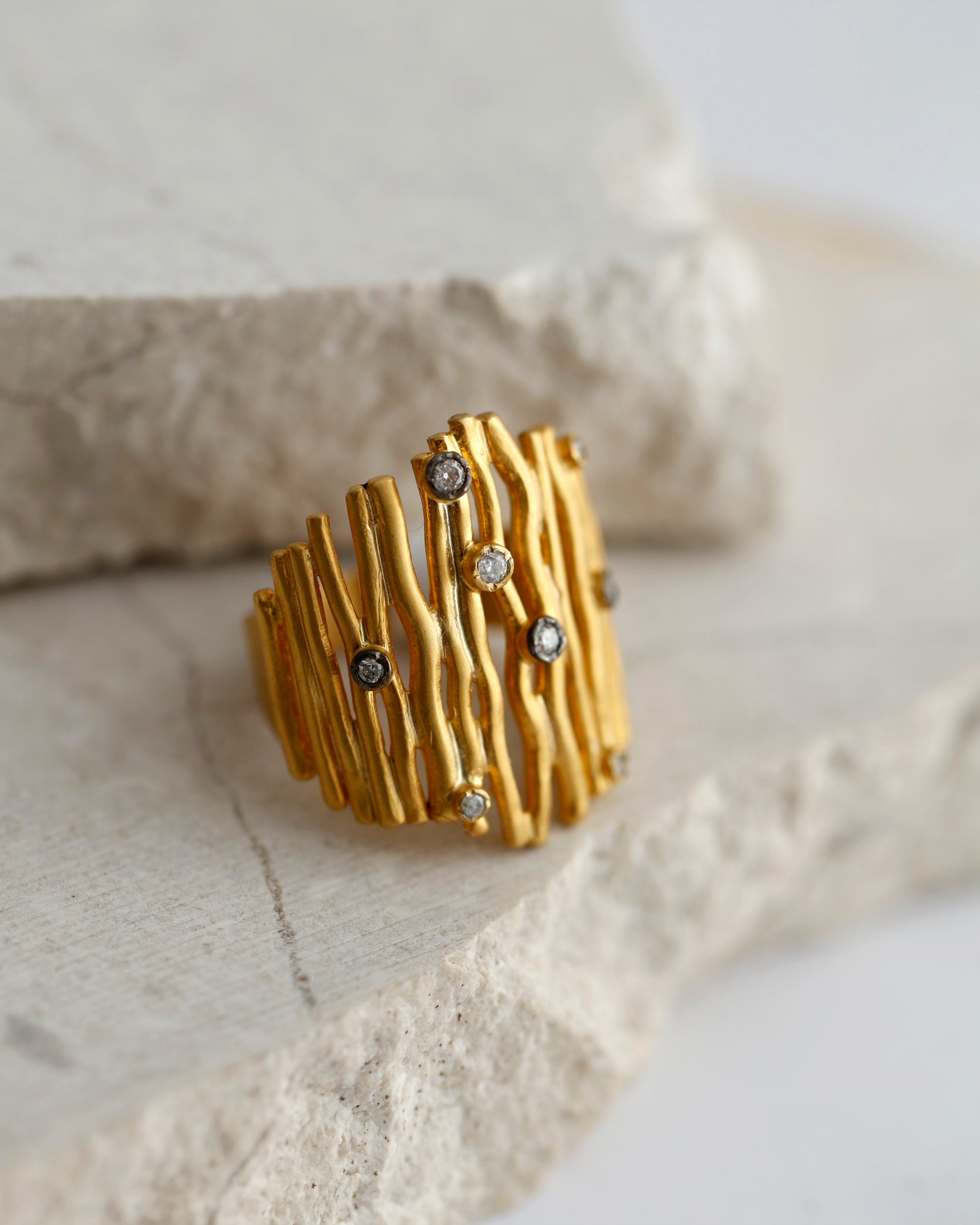 8.55 gr. Javelin Altın Yüzük