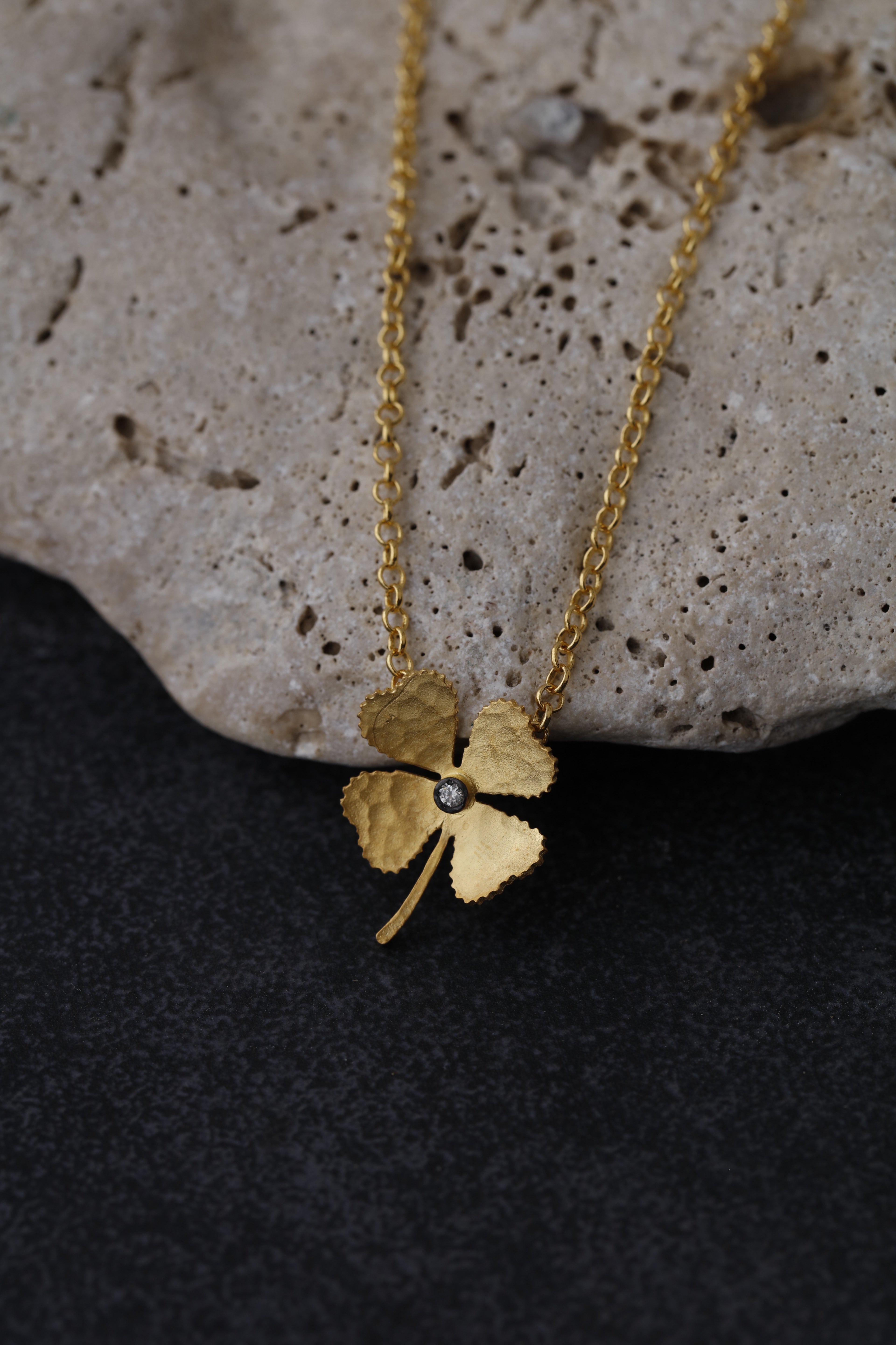 6.08 Gr. Trefoil Altın Kolye