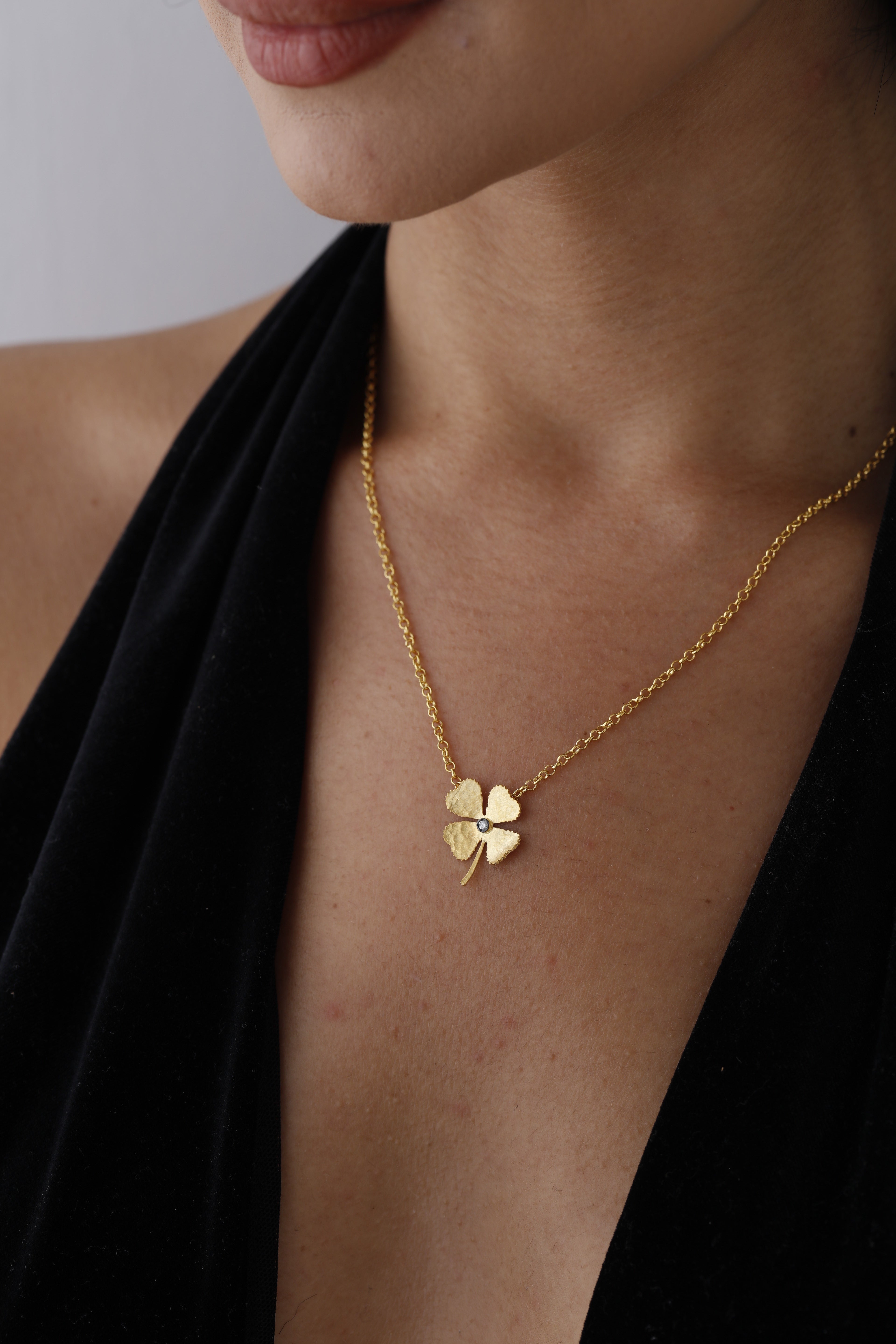 6.08 Gr. Trefoil Altın Kolye